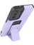 Newface Samsung Galaxy S21 Fe Kılıf Mega Standlı Silikon - Lila 3