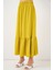 Kadın BDART Esnek Bel ile Dokulu Uzun Triko Etek Yellow 2