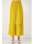 Kadın BDART Esnek Bel ile Dokulu Uzun Triko Etek Yellow 4