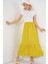 Kadın BDART Esnek Bel ile Dokulu Uzun Triko Etek Yellow 5