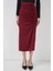 Kadın BDART Elastik Bel Detaylı Fitilli Jersey Maxi Etek Red 5