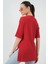 Kadın BDART Dokulu Uzun Kol Yaka Tişört Red 6