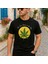 Ön ve Arka Baskılı Oversize Bisiklet Yaka Tshirt Iyah 1