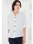 Kadın BDART Düğme Kapamalı Oversize Krep Gömlek White 2