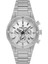 DK.1.10864.1 Gümüş Beyaz Fonksiyonlu Takvimli Çelik Kordonlu Erkek Kol Saati 1