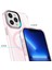 Newface iPhone 12 Pro Max Kılıf Beta Magneticsafe Silikon - Pembe 5