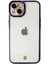 Newface iPhone 14 Plus Kılıf Liva Lens Silikon - Mavi 2