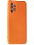 Newface Samsung Galaxy A32 Kılıf Nano Içi Kadife Silikon - Turuncu 2