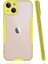 Newface iPhone 14 Plus Kılıf Platin Silikon - Sarı 1