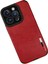 Newface iPhone 14 Pro Max Kılıf Loop Deri Silikon - Kırmızı 3