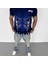 Unisex Bisiklet Yaka Baskılı Oversize Thirt Acivert 2