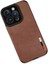 Newface iPhone 14 Pro Max Kılıf Loop Deri Silikon - Kahverengi 3