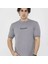 Unisex Bisiklet Yaka Lim Fit Thirt Gri 1