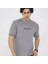 Unisex Bisiklet Yaka Lim Fit Thirt Gri 2