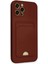 Newface iPhone 12 Pro Max Kılıf Kelvin Kartvizitli Silikon - Bordo 3