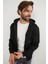 3 Iplik Fermuarlı Kanguru Cepli Sweatshirt 1