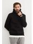 3 Iplik Basic Kanguru Cepli Slim Fit Kapüşonlu Sweatshirt 5