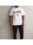 Unisex Oversize Kolye Dahil Thirt Beyaz 3