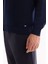 Erkek Lacivert Bisiklet Yaka Rayon Tüylenmeyen Dokulu Triko Regular Fit Kazak A52Y5017 6