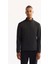 Erkek Siyah Dik Yaka Fermuarlı Bi-Stretch Regular Fit Sweatshirt A52Y1219 3