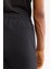 Erkek Siyah Beli Lastikli Bağcıklı Bi-Stretch Regular Fit Eşofman Altı A52Y3414 6