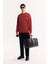 Erkek Kiremit Pamuklu Baskılı İnterlok Regular Fit Sweatshirt A52Y1260 6