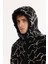 Erkek Siyah Kapüşonlu Çift Taraflı Rüzgar Geçirmez Peluş Regular Fit Mont A52Y6116 7