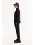 Erkek Siyah Mono Yaka Bi-Stretch Hafif Dokulu Blazer Comfort Slim Fit Ceket A52Y4013 3
