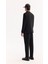 Erkek Siyah Mono Yaka Bi-Stretch Hafif Dokulu Blazer Comfort Slim Fit Ceket A52Y4013 4