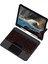 Newface T5206D iPad 10.2 (7.nesil) Kılıf Inter Ledli Klavyeli Tablet Kılıfı - Siyah 1