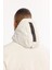 Erkek Beyaz Kapüşonlu Su İtici Rüzgar Geçirmez -7°C Dayanıklı Şişme Comfort Fit Mont A52Y6184 10