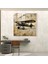Uçak Cam Tablosu - Altın Çağ El Yazısı Modern Sanat 3