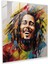 Bob Marley Cam Tablo - Soyut Ifade Sanatı - Ev Dekorasyonu Duvar Dekorasyonu 1