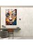 Basquiat Cam Tablo - Şehir Grafiti Cam Duvar Sanatı - Basquiat Cam Duvar Sanatı Duvar Dekorasyonu Ev Dekorasyonu 3