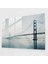 Geometrik Boğaziçi Köprüsü Cam Tablosu - Boğaziçi Köprüsü Cam Duvar Sanatı Geometrik Cam Sanatı 1