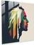 Minimalist Bob Marley Cam Tablosu - Bob Marley Modern Sanat Duvar Dekorasyonu 1