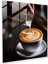 Latte Sanatı Cam Tablosu - Kahve Duvar Dekorasyonu Barista 1