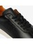 Erkek Siyah Hakiki Deri Casual Ayakkabı 4Y1UA17550 5