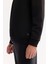 Erkek Siyah Bisiklet Yaka Dokulu Elastan Regular Fit Sweatshirt A52Y1220 4