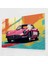 Ferrari Cam Tablo - Pop Art Klasik - Ferrari Cam Tablo Cam Sanatı Cesur Renkler 1