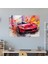 Ferrari Cam Tablo Sanatı - Ferrari Dinamizm Cam Baskı Canlı Renkler 2