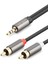 3.5 mm To 2rca Kablo 2lıne Gold 1.5m Siyah HDX1067 1