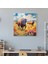 Buffalo Izlenimci Resim Cam Tablo - Buffalo Modern Sanat Izlenimci Resim Cam Sanatı 2