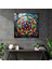Bohem Tarzı Mandala Cam Tablo - Bohem Tarzı Modern Sanat Duvar Dekorasyonu Renkli Cam Pencere 3
