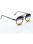 Oval Unisex Güneş Gözlük Metal Çerçeve 4