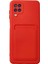 Newface Samsung Galaxy A12 Kılıf Kelvin Kartvizitli Silikon - Kırmızı 1