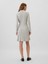 Kadın Gri Polo Yaka Triko Mini Elbise 6