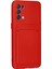 Newface Oppo Reno 5 Kılıf Kelvin Kartvizitli Silikon - Kırmızı 3