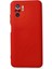 Newface Xiaomi Redmi Note 10 Kılıf Nano Içi Kadife Silikon - Kırmızı 1