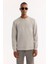 Erkek Siyah Bisiklet Yaka Pamuklu Bi-Stretch Baskılı Regular Fit Sweatshirt A52Y1215 5